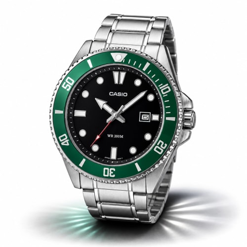 Casio Standard Diver Style Stainless Steel Watch MDV-107D-3AV | Authentic Casio Watch BD Casio Standard Diver Style Stainless Steel Watch MDV-107D-3AV - 100% Original Casio Watch in Bangladesh - Watch 24 BD