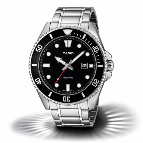 Casio Standard Diver Style Black Dial Watch MDV-107D-1A1 | Authentic Casio Watch BD Casio Standard Diver Style Black Dial Watch MDV-107D-1A1 - 100% Original Casio Watch in Bangladesh - Watch 24 BD