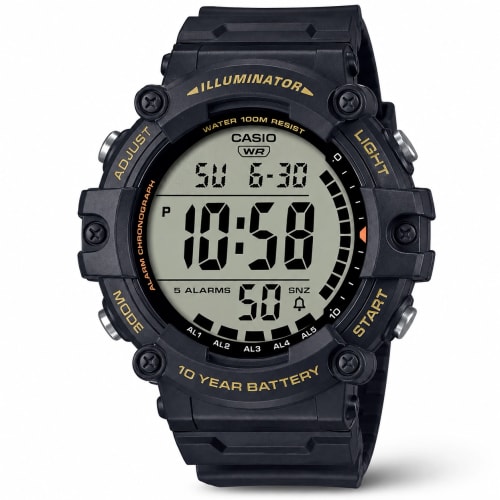 Casio Youth Digital Sport Watch Black Resin AE-1500WHX-1AV | Authentic Casio Watch BD Casio Youth Digital Sport Watch Black Resin AE-1500WHX-1AV - 100% Original Casio Watch in Bangladesh - Watch 24 BD