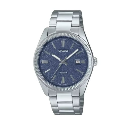 Casio Enticer Men's Blue Dial Watch MTP-1302DA-2A1V | Authentic Casio Watch BD Casio Enticer Men's Blue Dial Watch MTP-1302DA-2A1V - 100% Original Casio Watch in Bangladesh - Watch 24 BD