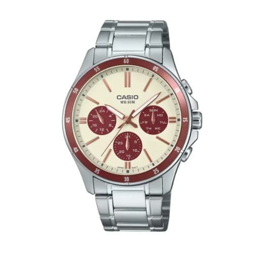Casio Enticer Men's Brown Dial Watch MTP-1374D-5A2V | Authentic Casio Watch BD Casio Enticer Men's Brown Dial Watch MTP-1374D-5A2V - 100% Original Casio Watch in Bangladesh - Watch 24 BD