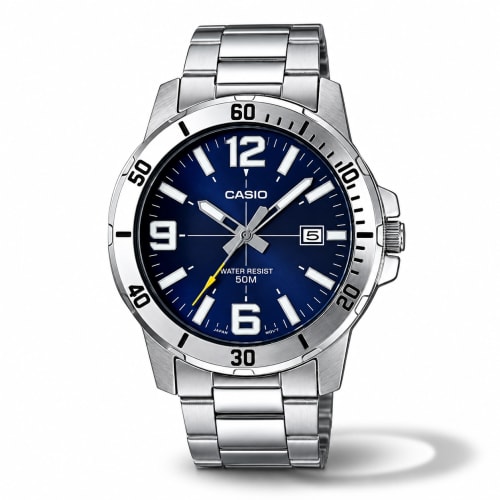 Casio Enticer Men's Blue Dial Watch MTP-VD01D-2BV | Authentic Casio Watch BD Casio Enticer Men's Blue Dial Watch MTP-VD01D-2BV - 100% Original Casio Watch in Bangladesh - Watch 24 BD