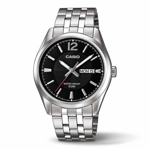 Casio Enticer Black Dial Men's Watch MTP-1335D-1AV | Authentic Casio Watch BD Casio Enticer Black Dial Men's Watch MTP-1335D-1AV - 100% Original Casio Watch in Bangladesh - Watch 24 BD