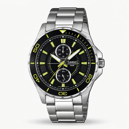 Casio Sports Diver Style Black Blue Bezel Watch MTD-1077D-1A2VDF | Authentic Casio Watch BD Casio Sports Diver Style Black Blue Bezel Watch MTD-1077D-1A2VDF - 100% Original Casio Watch in Bangladesh - Watch 24 BD