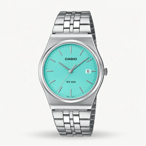 Casio Blue Dial Stainless Steel Watch MTP-B145D-2A1V | Authentic Casio Watch BD Casio Blue Dial Stainless Steel Watch MTP-B145D-2A1V - 100% Original Casio Watch in Bangladesh - Watch 24 BD