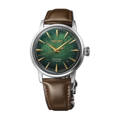 Seiko Presage Cocktail Time Gradient Green Leather Strap Men's Watch - HCB002 | Authentic SEIKO Watch BD Seiko Presage Cocktail Time Gradient Green Leather Strap Men's Watch - HCB002 - 100% Original SEIKO Watch in Bangladesh - Watch 24 BD