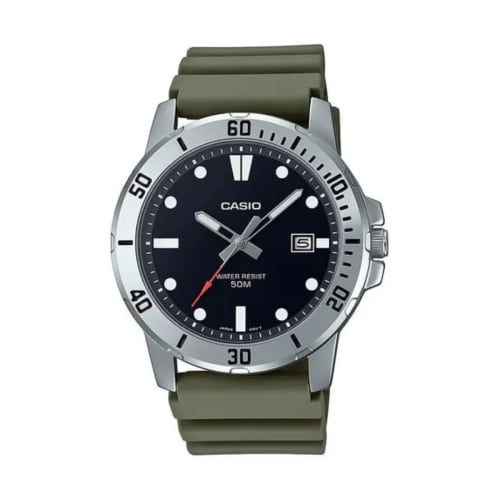 Casio Enticer Men's Army Green Dial Watch MTP-VD01-3EVDF | Authentic Casio Watch BD Casio Enticer Men's Army Green Dial Watch MTP-VD01-3EVDF - 100% Original Casio Watch in Bangladesh - Watch 24 BD