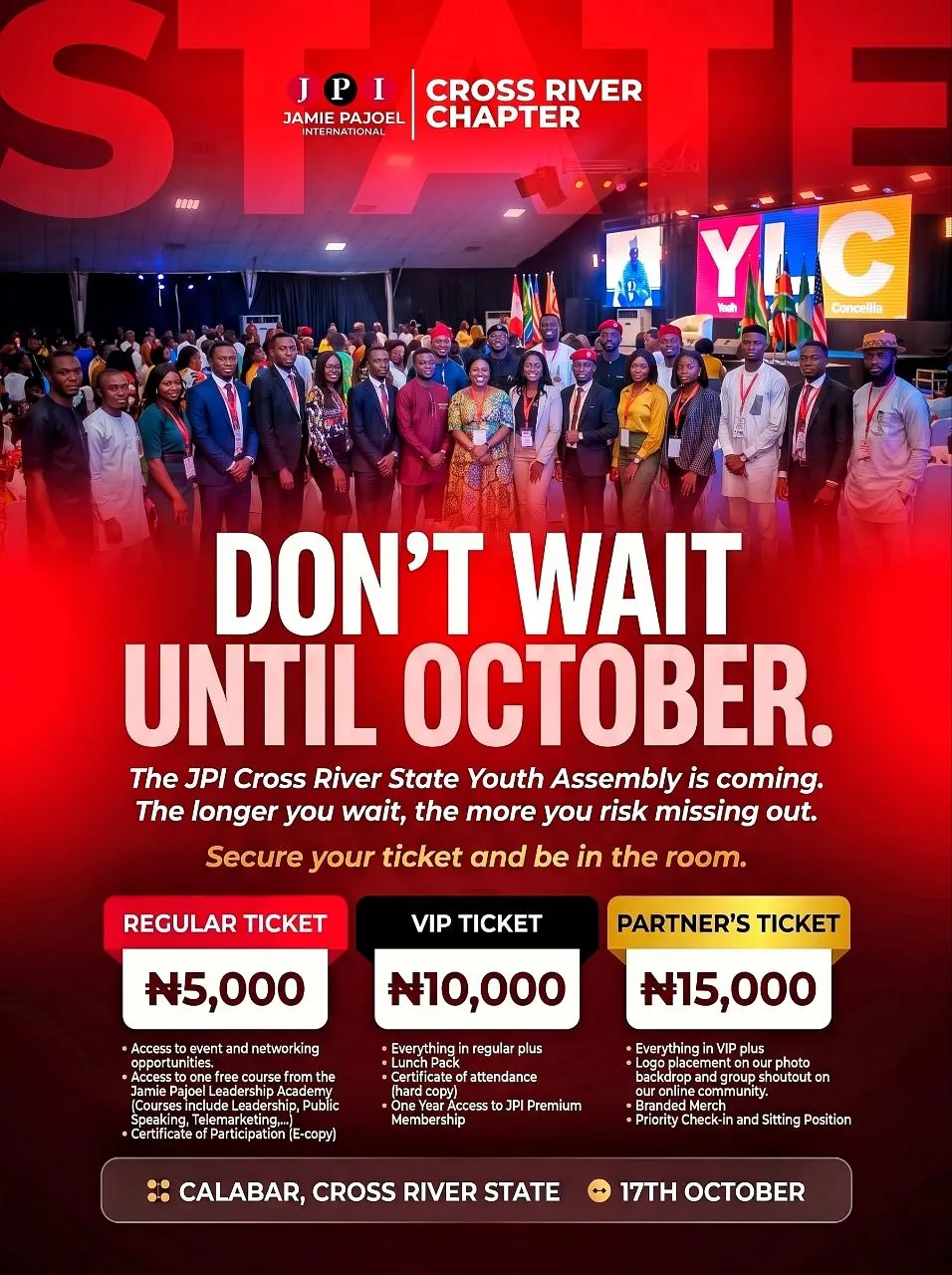 JPI Cross River State Youth Assembly 2026
