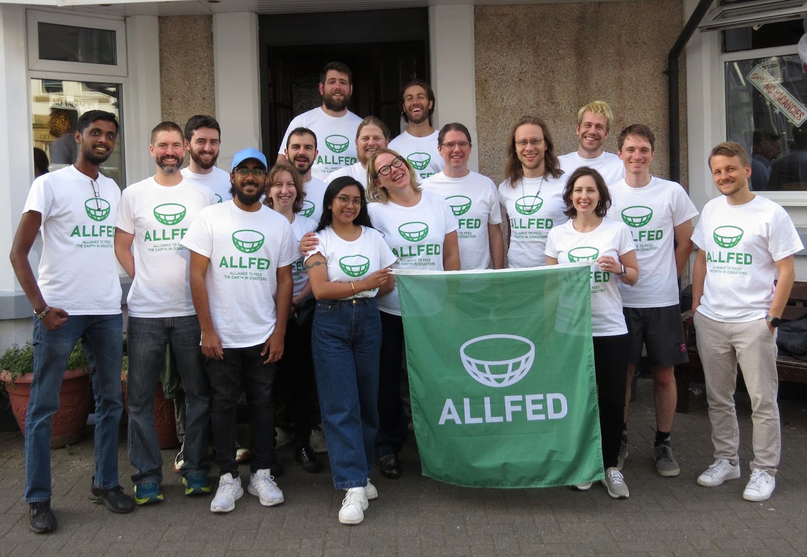 The ALLFED team outside CEEALAR