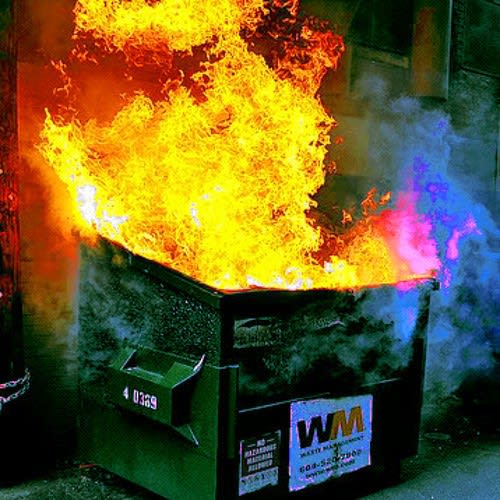 Dumpster fire