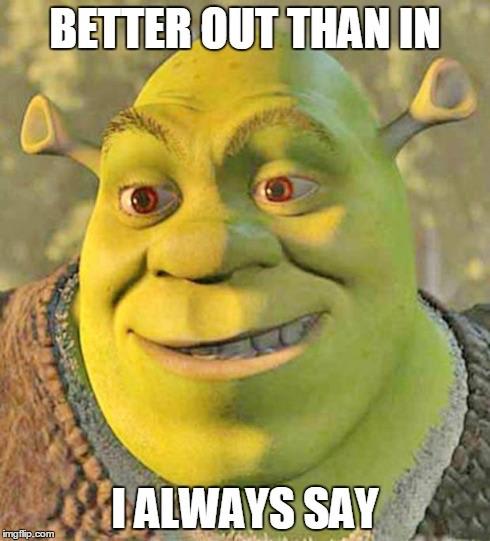 When you let out a loud fart in public : r/Shrek