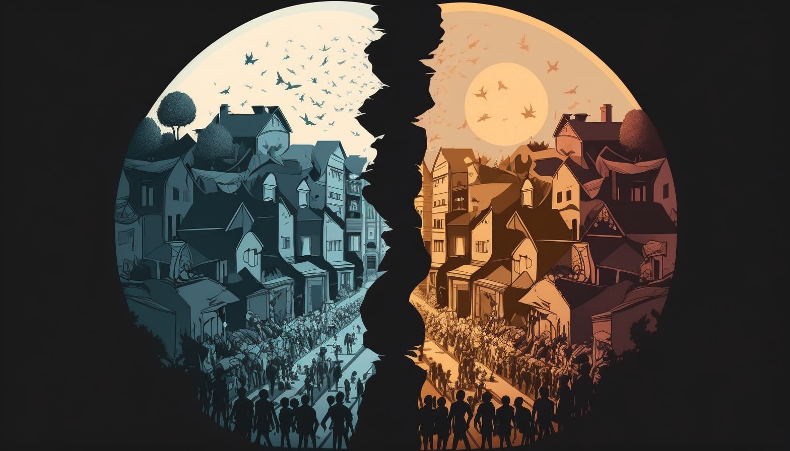 This picture was generated with Midjourney.