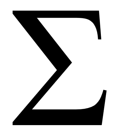 Capital sigma.