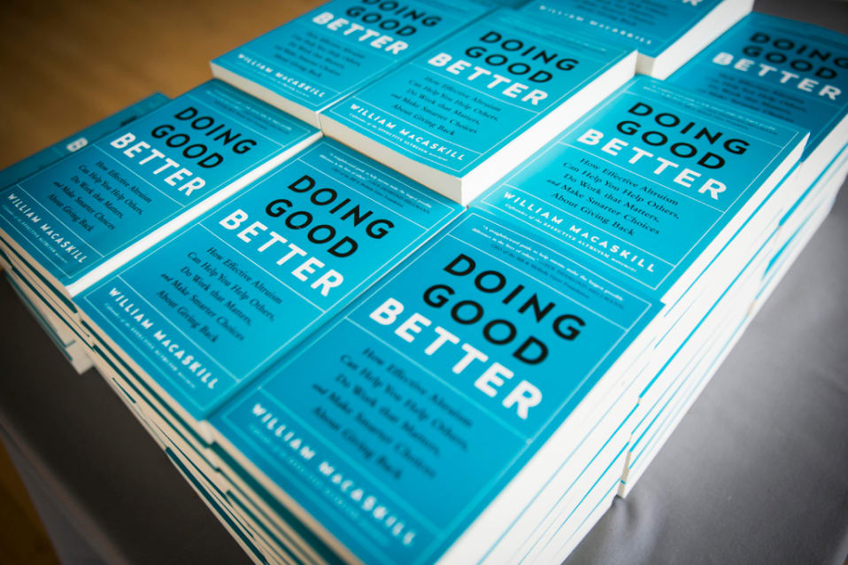 Copies of Doing Good Better