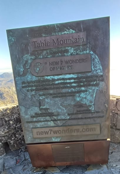 Stolová hora u Cape town patří k přírodním divům světa