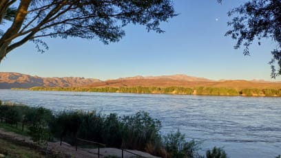 Svítání u řeky Oranje