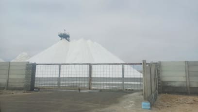 Viděli jsme o hory mořské soli...největší továrna v Namibii