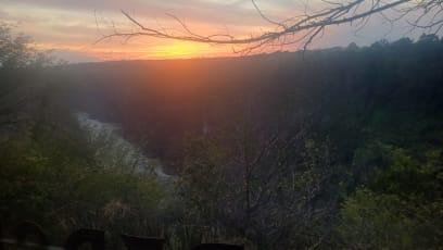 Západ slunce jsme tedy dnes pozorovali ze Zambie!😃