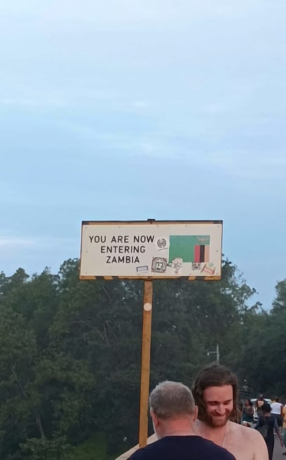 Důkaz o 30 minutovém pobytu v Zambii 😃