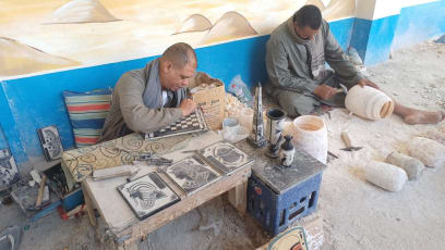 Alabastrová dílna rodiny Sobek...nádhera...jasně, že mám slona do sbirky