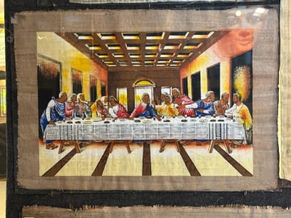 Originální poslední večeře s černými tvářemi 😉