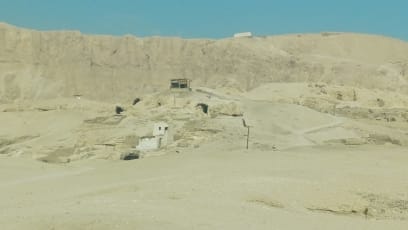 Pozůstatky Ramsesova chrámu