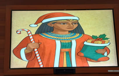 Na vánoce snáším dosti roztodivné dekorace, ale Santa Tutanchamon a Santa Nefertiti je pro mě trochu moc!