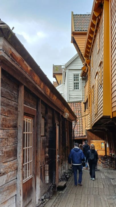 Bývalé hanzovní domy...to je opravdu severská pohádka