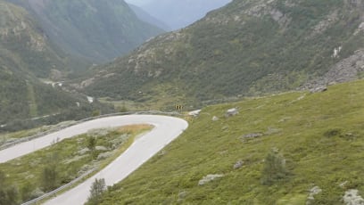 Silnice totálně serpentýni