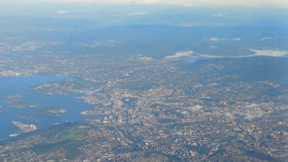 A pohledy z výšky: Oslo a Oslo fjord