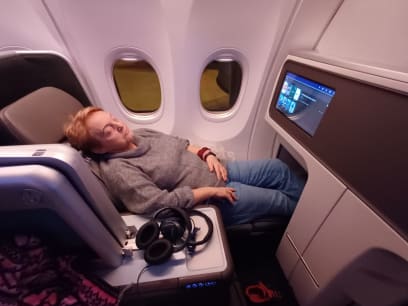 Business class do Dubaje...