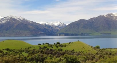 Deváté největší jezero jižního ostrova Hawea