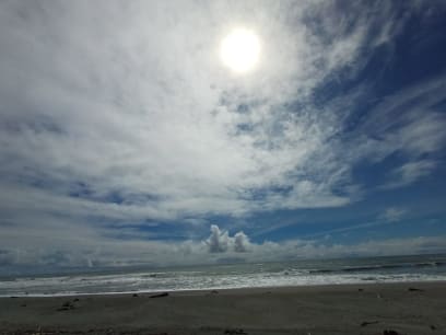 Procházka na pobřeží Tasmanova moře...a městečko působí tak nějak texassky...a pohodově