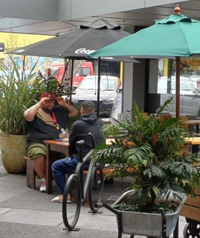 A tady jsem zkusila vyfotit Maora