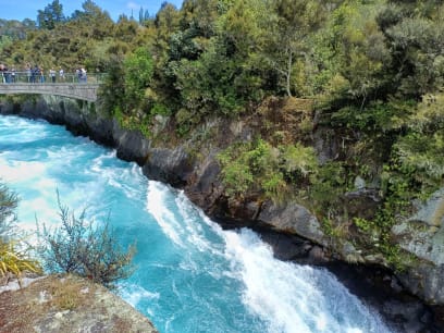 peřeje a vodopád Huka Falls