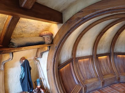 Vnitřek domku rodiny Sama Vševěda