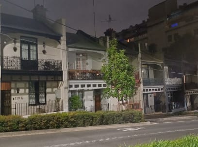 Historické, dodnes obývané domky...