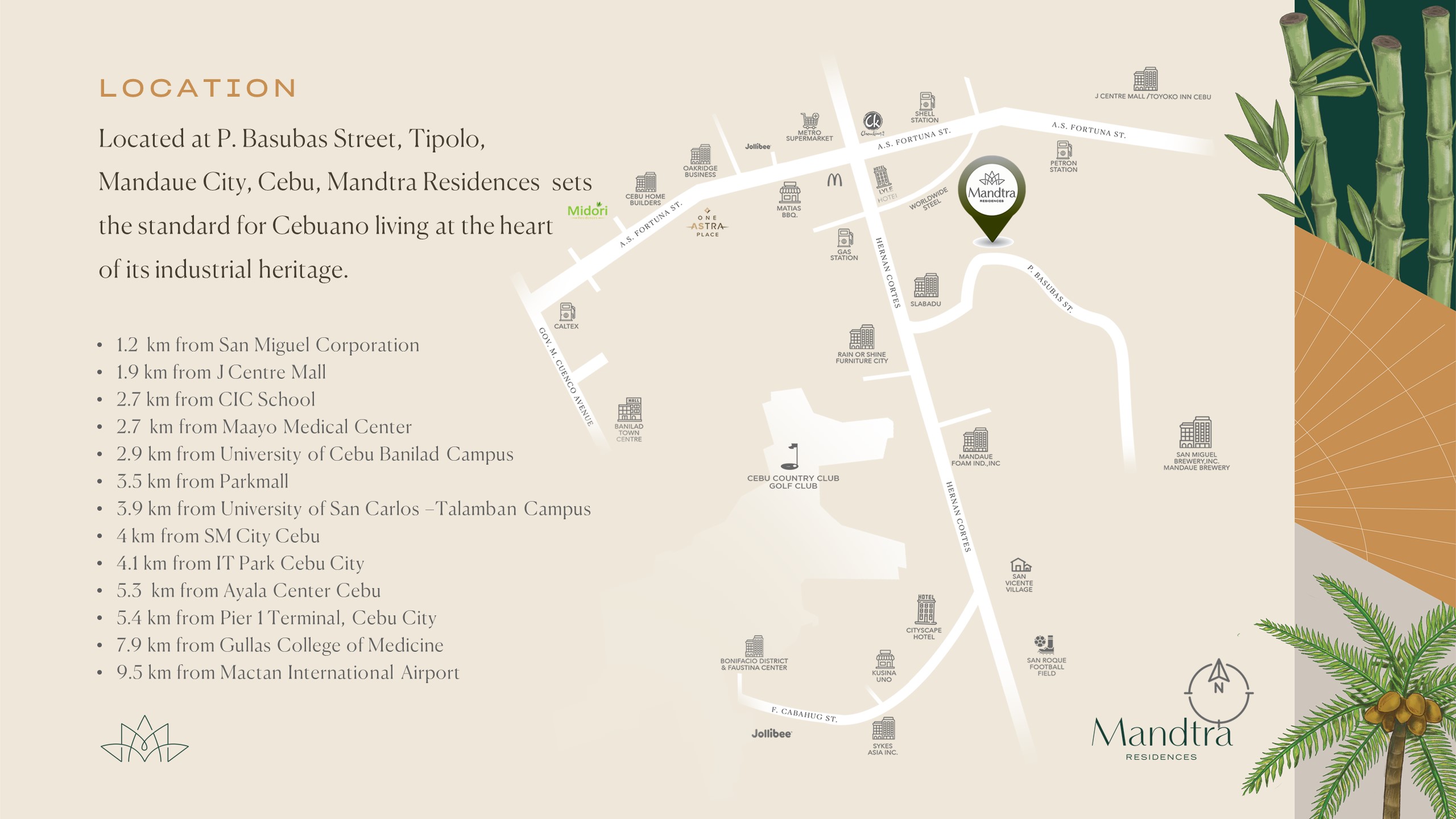 Mandtra Residences Location Vicinity Map