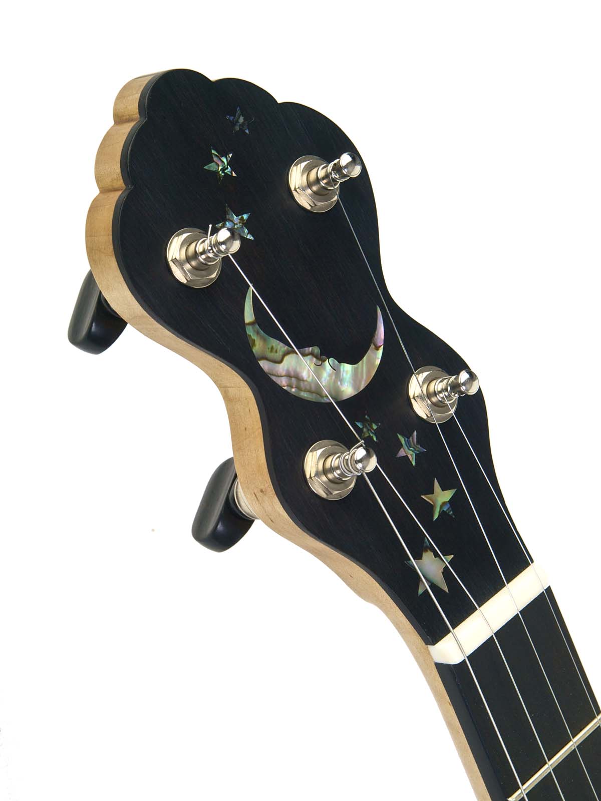 Cedar Mountain L2 with abalone moon & stars inlay