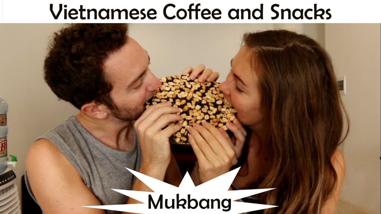 Vietnamese Coffee and Snacks Mukbang