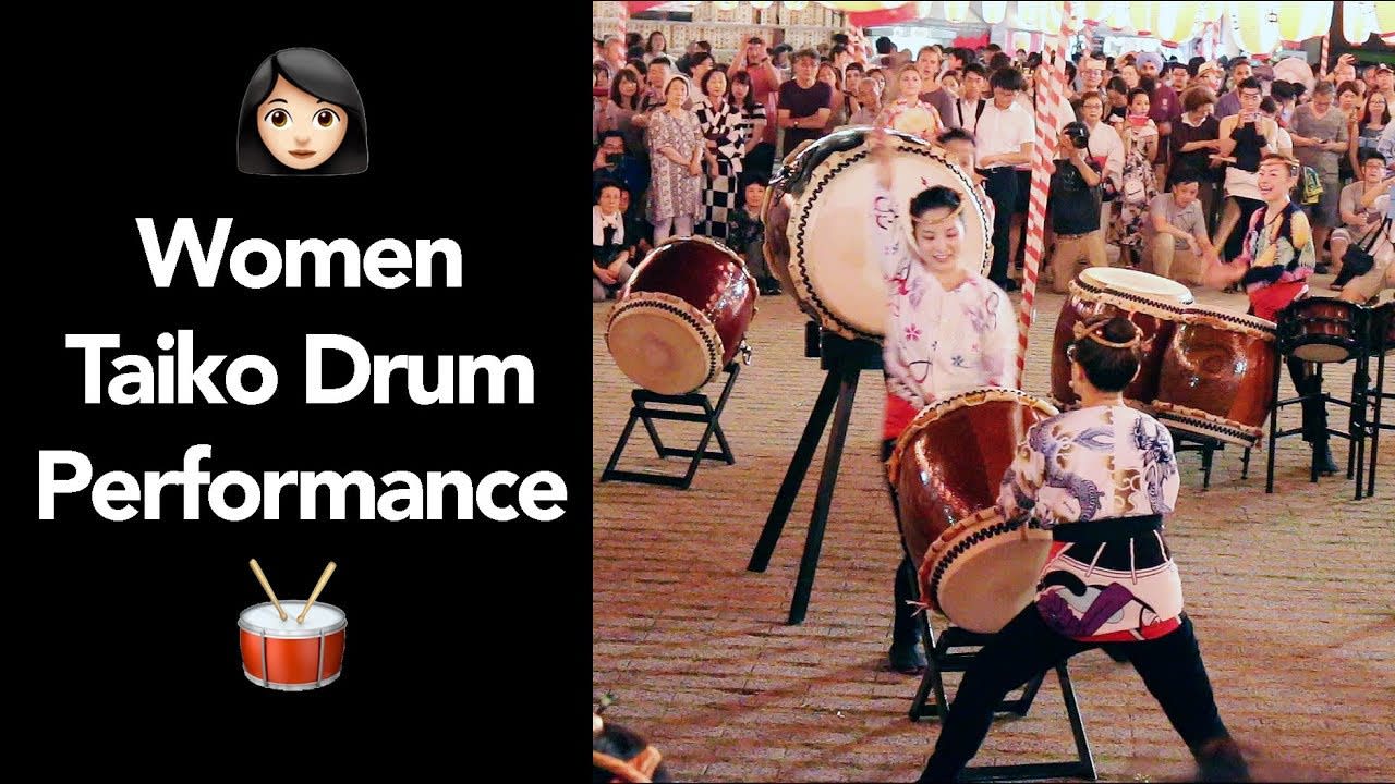 Female Taiko Drummers