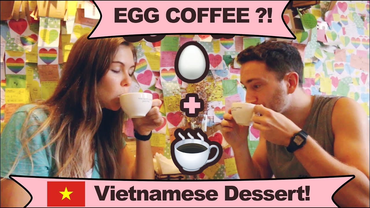 What is Egg Coffee? - Drinking it at The Note Coffee in Hanoi