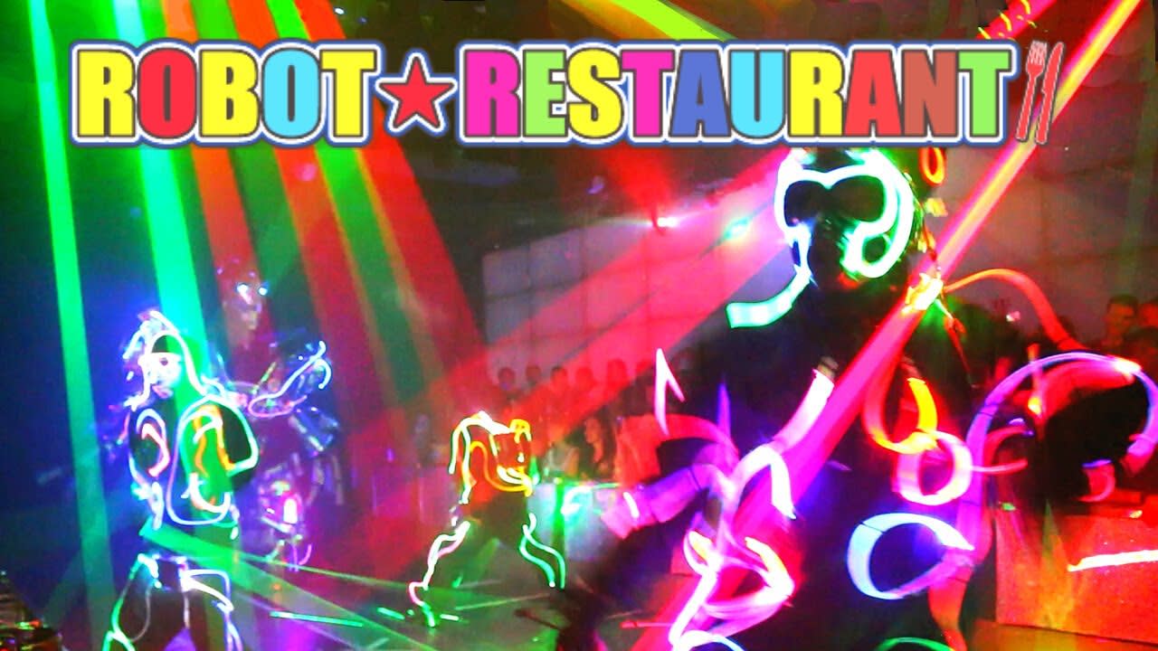 Robot Restaurant Laser Light Show | Tokyo, Japan