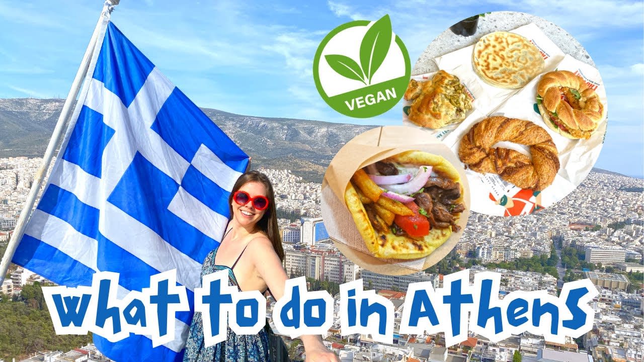 Lycabettus Hill & Vegan Food in Athens, Greece!