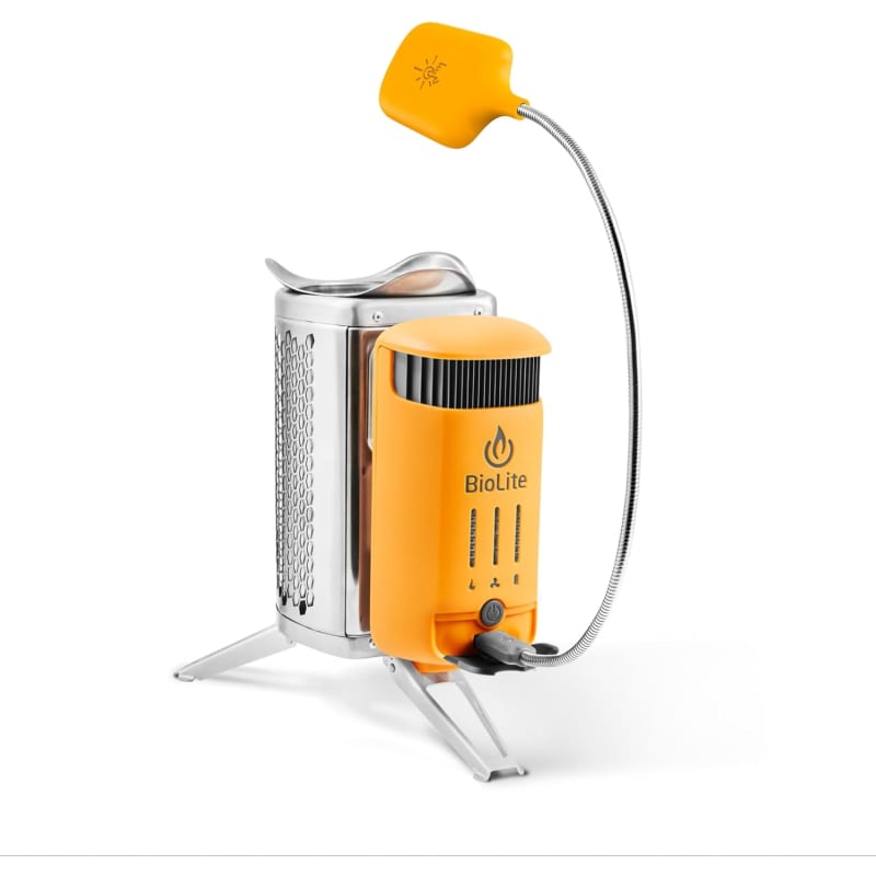 BioLite CampStove 2+ wood burning stove that charges devices