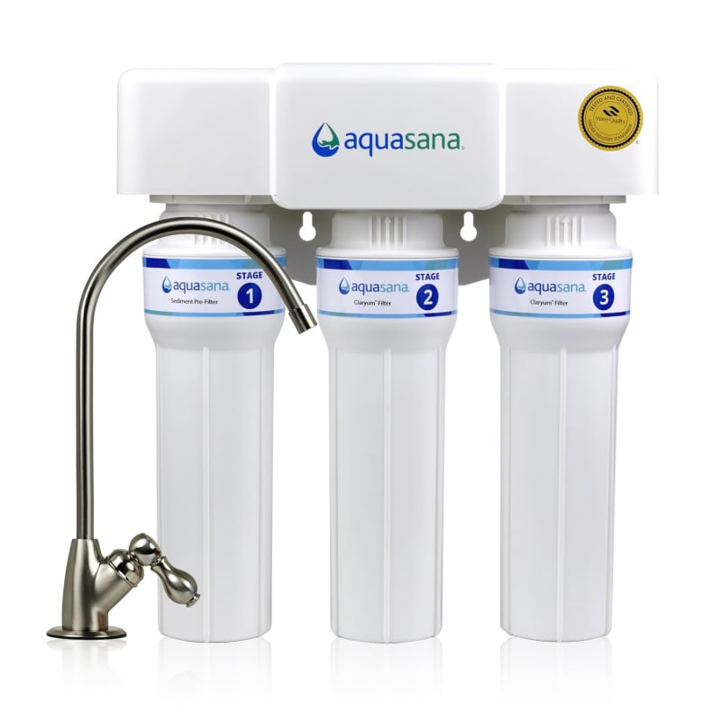 Aquasana Claryum 3-stage under-sink water filter