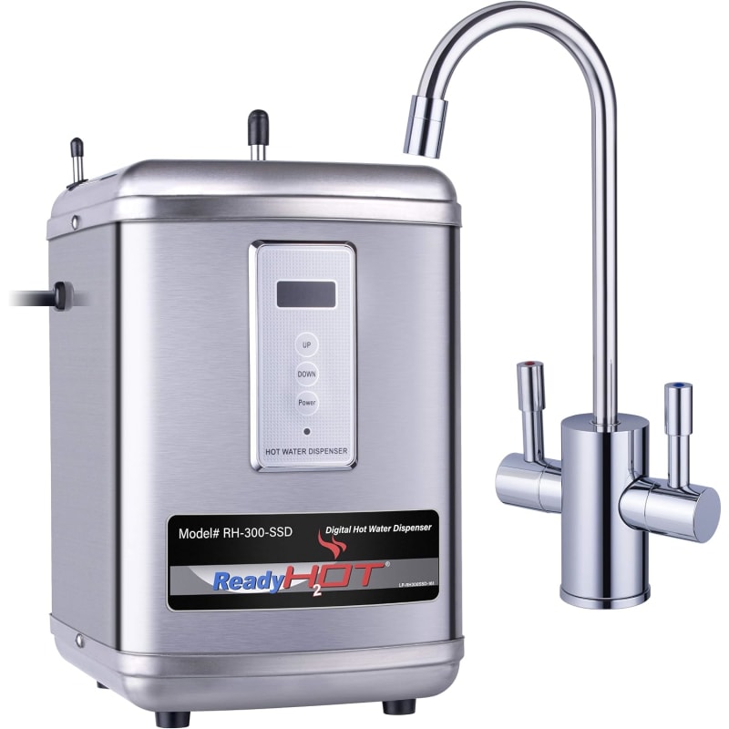 Ready Hot RH-300 digital instant hot water dispenser, a Quooker alternative for tea