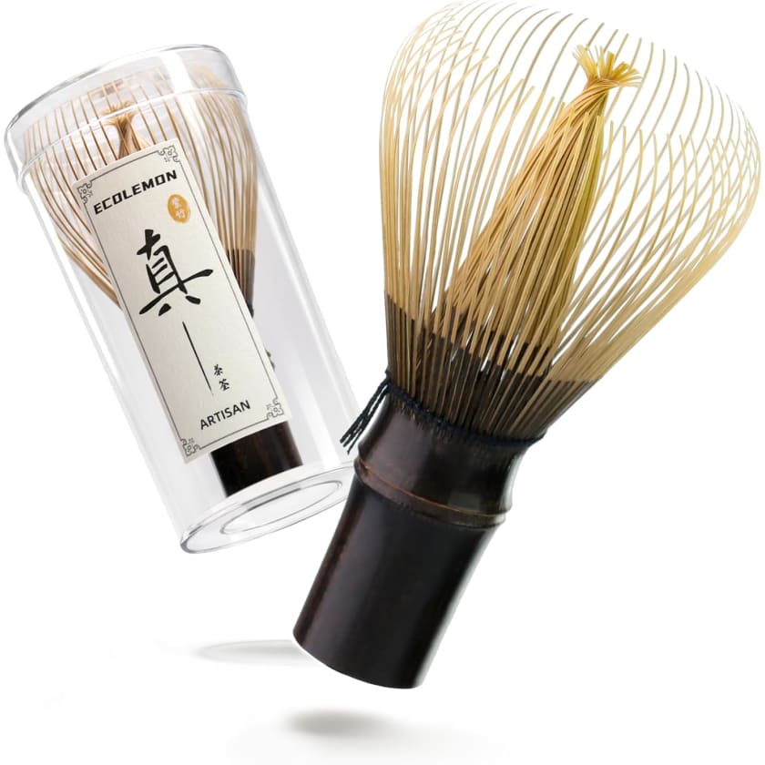 Handcrafted bamboo chasen matcha whisk