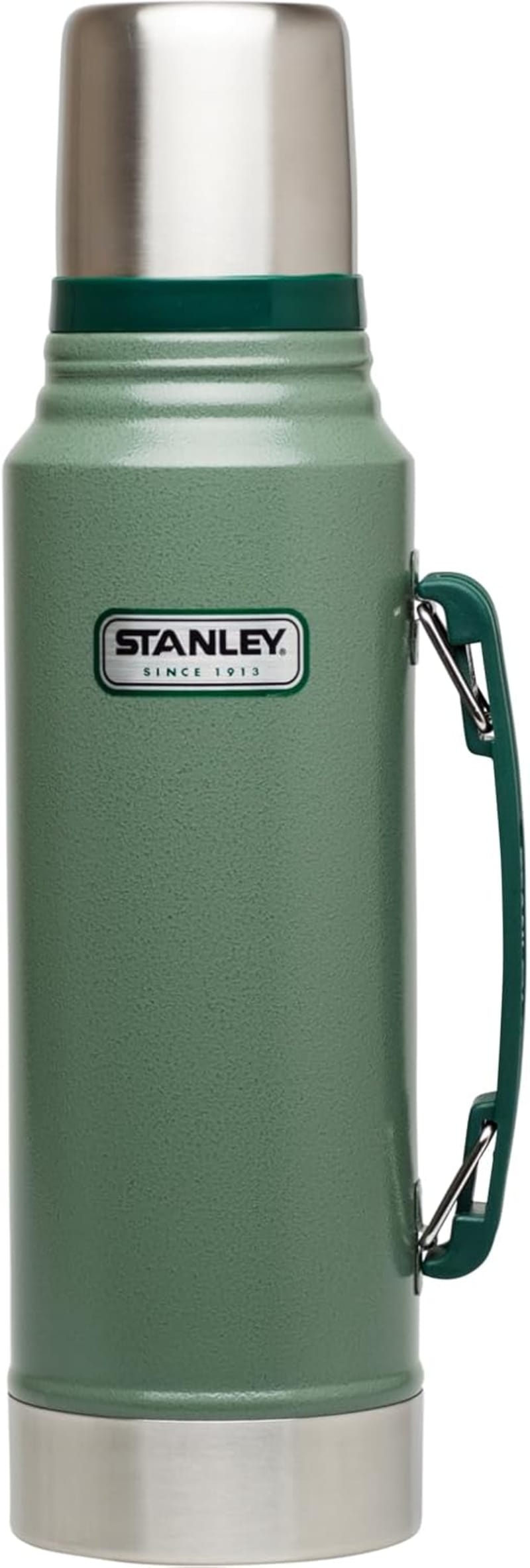 Stanley Classic 1.1 quart thermos in hammertone green for yerba mate