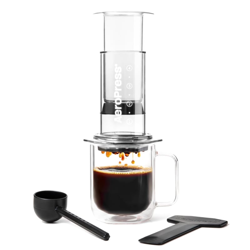 AeroPress Clear for brewing yerba mate